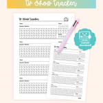 TV show tracker with episode grids, season numbers, and star ratings to track binge-watching progress